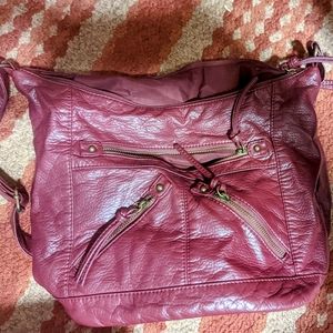 Bueno brand mauve crossbody bag